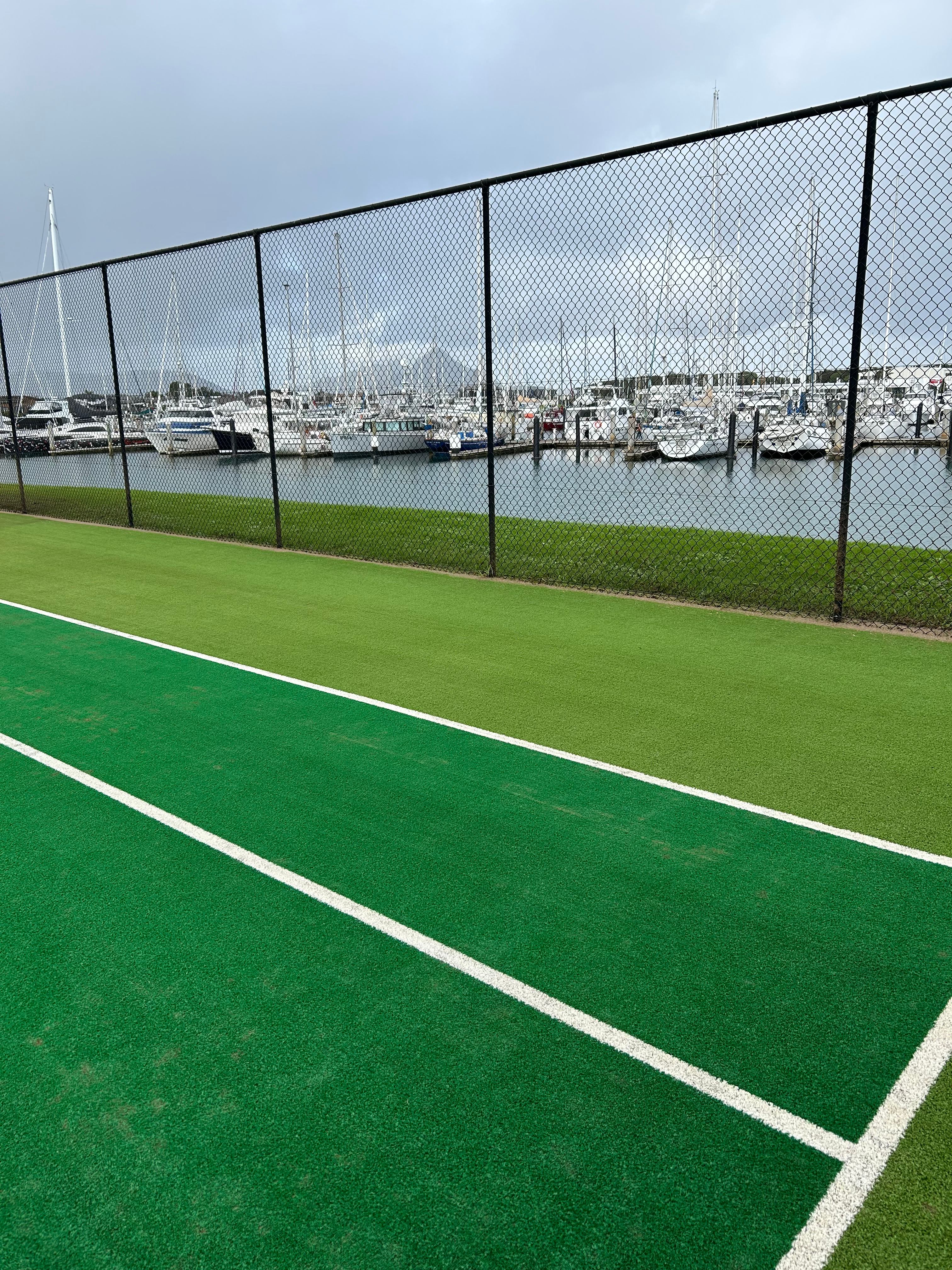 Tennis Court Deep Clean - after cleaning